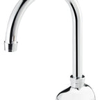 Thumbnail image #5 for Krowne Royal Series 16-191 Battery-Powered Touchless Electronic Faucet, 6-Inch Gooseneck Spout, Single-Hole Wall Mount, Polished Chrome