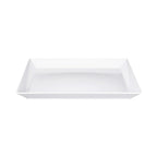 Thumbnail image #1 for G.E.T. M1512B-W . . Rectangular White Melamine Serving Platter, 15"L x 12"W x 1-1/2"H Case of 3