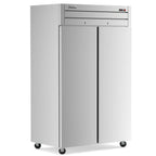 Thumbnail image #1 for USR Brands Coldline C-2FF-TM Two-Section Reach-In Freezer, 43.93 cu. ft., Top-Mounted Self-Contained, Stainless Steel, Solid Hinged Doors