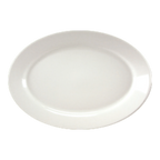 Thumbnail image #1 for Steelite International Homer, Pristine HL9546000 Oval China Platter, 10-3/8-inch, Medium Rim Case of 2 Dozen