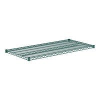 Klinger's Trading S1454-GREEN Wire Shelf, 14 x 54, green epoxy finish