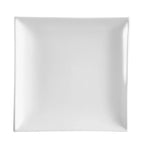 Thumbnail image #1 for CAC China Tokyia TOK-6 6" Square Thick Porcelain Plate, Bone White Case of 3 Dozen