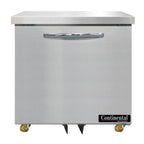 Thumbnail image #2 for Continental Refrigerator SW32N-U One-Section Solid-Door Stainless Steel Undercounter Refrigerator, 32" Wide, ENERGY STAR®