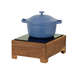 Thumbnail image #1 for Cal-Mil 23181-78 Walnut Induction Unit, 1800 W, 120 V, 12.75"W x 15.875"D x 7"H