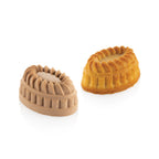 Thumbnail image #1 for Louis Tellier US Silikomart PLEINCOEUROVAL145 Oval Silicone Baking Mold, 4.9 oz., 4.88"W x 3.3"D x 1.69"H Case of 10