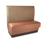 Thumbnail image #1 for G & A Commercial Seating Classic CLASSIC WOOD-1/2-48 1/2 Circle Upholstered Booth, 43–48"H, Removable Seat, Wood Top & End Caps