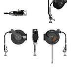 Thumbnail image #2 for T&S Brass equip 5HR-232-01-GH Open Steel Retractable Hose Reel, Epoxy-Coated, 3/8" x 35 Ft., Wall/Ceiling Mount