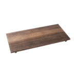 Thumbnail image #1 for Korin Inc Konro KON-109-54B Wood Charcoal Grill Base, Rectangular, Footed, 23-3/10"L x 11"W x 1/2"H
