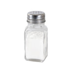 Thumbnail image #2 for CAC China G6SQ-2M Square 2 oz Glass Shaker with Stainless Steel Mushroom Top Case of 12 Dozen