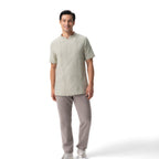 Thumbnail image #1 for Chef Works CES06-SAG-S Unisex Small Sage Short-Sleeve Chef Coat