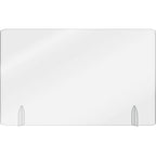 Thumbnail image #1 for AARCO Products FPT3048 Freestanding Acrylic Protection Shield, Clear, 30 x 48 in, 1/4 in Thick