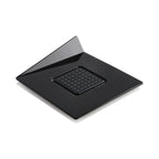 Thumbnail image #1 for JB Prince Silikomart RB431 B Square Black Plastic Single-Serve Tray, 3.26"W x 3.26"D Case of 100