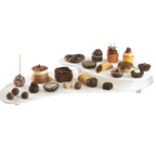 Thumbnail image #1 for TableCraft Products CW16080W Two-Tiered Cold-Holding Palette, 25" x 10" x 3", White Cast Aluminum