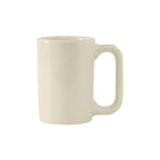 Thumbnail image #1 for Tuxton China DuraTux®© BEM-100F Ceramic Coffee Mug, 10 oz, American White/Eggshell Case of 2 Dozen