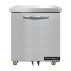 Thumbnail image #2 for Continental Refrigerator SW27N-U Undercounter Reach-In Refrigerator, 27" Wide, 1-Section, Solid Door, Stainless Steel Exterior