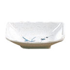 Thumbnail image #1 for Thunder Group Blue Bamboo 0001BB Melamine Sauce Dish, 2 oz, 3-1/2" x 2-3/8", Blue Bamboo Case of 40 Dozen