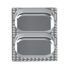 Thumbnail image #1 for TableCraft Products CW1036E1 Hot Food Template, 13-1/2" x 21-5/8", 16-Gauge Stainless Steel