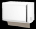Thumbnail image #2 for Classic Wall-Mounted Single-Fold Paper Towel Dispenser, White, 500-Towel Capacity