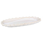 Thumbnail image #1 for Mikasa Hospitality Icon 5350169 ECOMADE Pearl Platter, 18.30"W x 7.90"D x 0.98"H, porcelain Case of 2