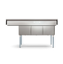 Thumbnail image #8 for KoolMore 75-Inch 3-Compartment Commercial Sink with Right-Hand Drainboard and Backsplash