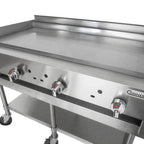 Thumbnail image #3 for Connerton CG-30-M Countertop Gas Griddle, 30"W x 24"D Cooking Surface, 1" Thick Smooth Steel Plate, Manual Controls
