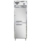 Thumbnail image #1 for Continental Refrigerator Designer Line D1RFSNSAHD One-Section Reach-In Refrigerator/Freezer, Shallow, Half-Height Solid Doors