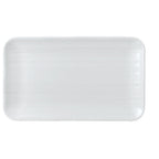 Thumbnail image #1 for Cardinal Organic White By Dudson FN881 Rectangular Vitrified Ceramic Tray, 10.63" x 6.25" 1 Dozen