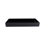 Thumbnail image #1 for G.E.T. Modern European - EGS M6152-B Rectangular Melamine Food Pan, Black, 15 x 6 x 2 in Case of 3