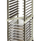Thumbnail image #1 for Cambro UZR1826FP18480 Full-Size Mobile Restaurant Rack, 350 lb Capacity, 3" Rail Spacing, Locking Casters