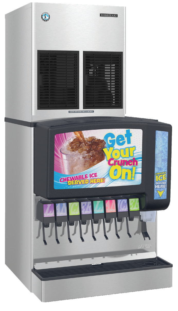 Product image #2 for Hoshizaki F-622MAK-C Cubelet-Style Air-Cooled Ice Maker with Self-Contained Condenser, 22-Inch Wide, 640 lb/Day