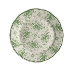 Thumbnail image #1 for Steelite International HL Ivory HL54863890 Round China Plate, 10-5/8 in, Scalloped Edge, Liliana Green 1 Dozen