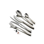 Thumbnail image #2 for Ten Strawberry Street Solex, Retro Terra RET-FF Fish Fork, 7-3/5" Long, 18/10 Stainless Steel, Dishwasher Safe Pack of 12