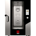 Thumbnail image #1 for Tecnoeka MKFA 1111 TS Electric Floor Model Combi Oven, Programmable Touchscreen, 11-Pan GN 1/1 Capacity