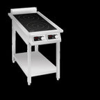 Thumbnail image #5 for Eurodib USA FCI235OS1PH Commercial Freestanding Dual-Zone Induction Cooktop, Stainless Steel, 7 kW, 240V, 1-Phase