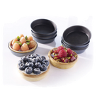 Thumbnail image #2 for Matfer Bourgeat Exopan 331731 Cake/Quiche Mold, 2-3/8" Diameter x 11/16"H, Coated Steel, Nonstick