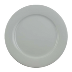 Thumbnail image #1 for Vertex China Radiance RA-8N 9-Inch Round Porcelain Plate with Rolled Edge and Subtle Embossment Case of 2 Dozen