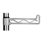 Thumbnail image #1 for Eagle Group Stand-Outs DA6-Z Display Arm, 6-Inch, Standard Post Mount, 20 lb Capacity, Zinc Finish