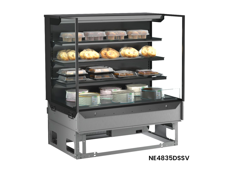 Product image #5 for Structural Concepts Reveal® Self-Service Non-Refrigerated Slide-In Counter Display Case with 3 Adjustable Glass Shelves