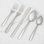 Thumbnail image #2 for Browne USA Foodservice Windsor 502804 Tablespoon, 7-4/5", 18/0 Stainless Steel, Vibro Finish 1 Dozen