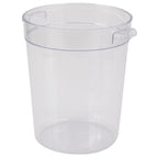 Thumbnail image #1 for Stanton Trading PCR-8 Round Polycarbonate Food Storage Container, 8 qt., Clear, Container Only Case of 12