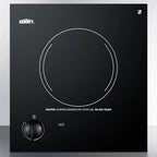 Thumbnail image #5 for Summit Commercial CR1115 12-Inch Single-Burner Built-In Radiant Electric Cooktop, Black Ceramic Glass, Manual Controls
