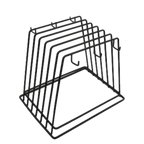 Thumbnail image #1 for Libertyware CBR6 Steel Cutting Board Rack, 6 Slots, with Hanging Hooks Case of 6