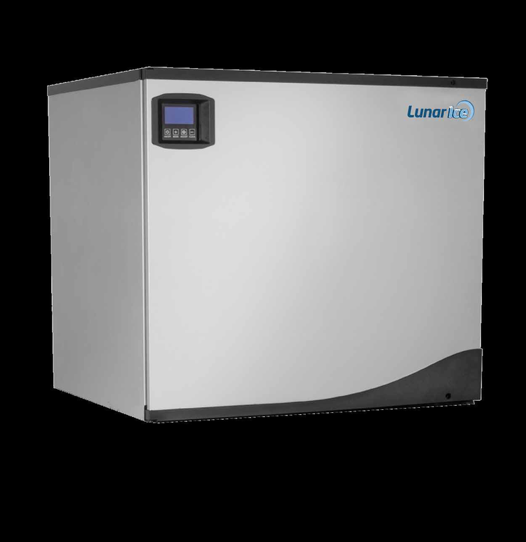 Product image #2 for Lunar Ice LUIM-500 Modular Air-Cooled Full Dice Cube Ice Machine