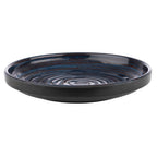 Thumbnail image #1 for Libbey APS Germany - Loops APS 85056 9-Inch Two-Tone Gray/Blue Wide-Rim Melamine Plate with Non-Slip Feet