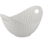 Thumbnail image #1 for Ten Strawberry Street Whittier WTR-13LNBOATBWL Porcelain Serving Bowl, 80 oz, 12-1/2 in, Boat Shape, Double Handles Case of 4