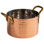 Thumbnail image #1 for Libbey APS Germany - Serving Pots APS 40732 20 oz Round Hammered Copper/Aluminum Serving Pot