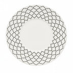 Thumbnail image #1 for Libbey Samira 109992 Round White China Plate with Rim, 11-3/4"