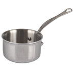 Thumbnail image #1 for JB Prince Mauviel S401 12 Saucepan, 0.9 qt, 5-Ply Stainless Steel, Induction Ready, Riveted Stay-Cool Handle