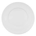 Thumbnail image #1 for CAC China Paris-French FDP-23 Porcelain Round Design Plate, 12-Inch, Flat Edge, Large Well 1 Dozen