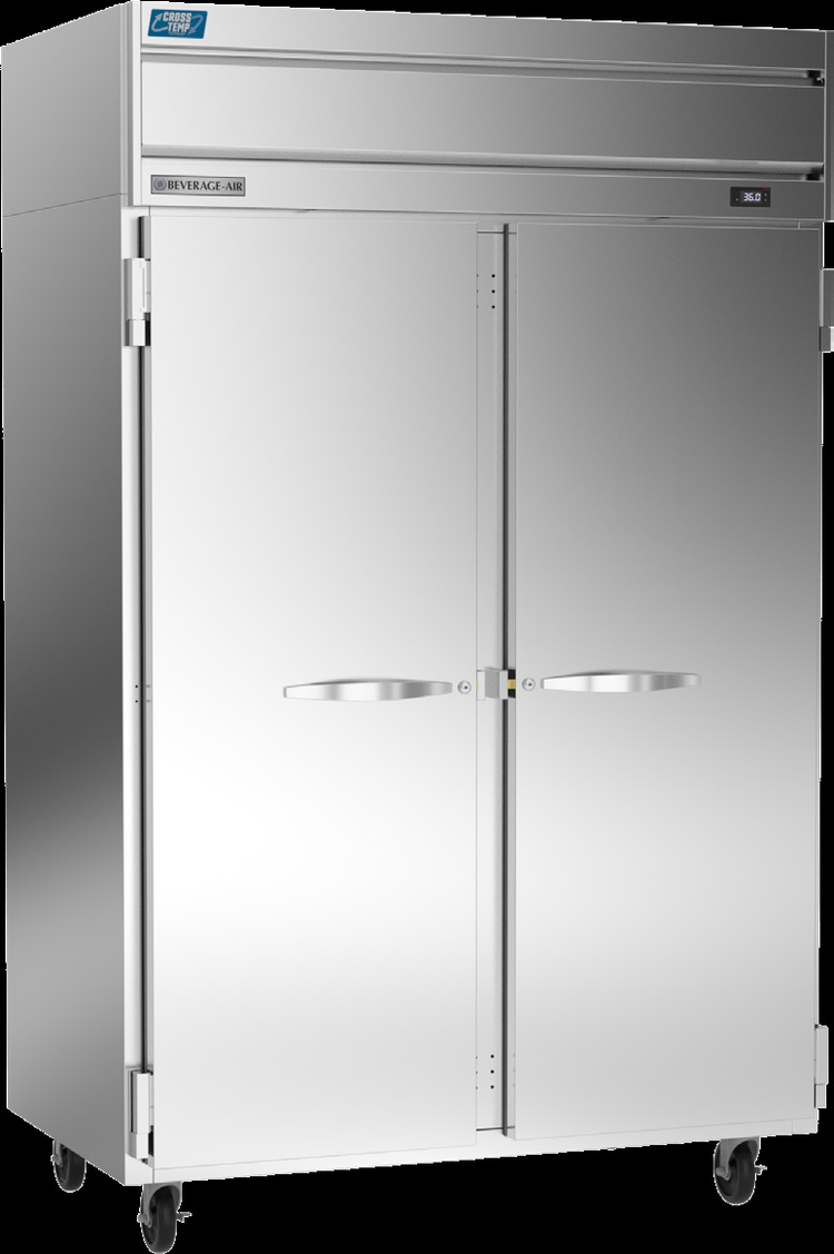 Product image #6 for Beverage-Air Cross Temp® Two-Section Top-Mount Convertible Reach-In Refrigerator/Freezer, Solid Doors, 45.2 Cu. Ft.